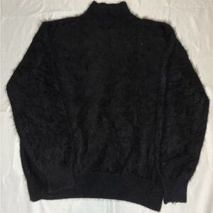 Yohji Yamamoto Black Turtleneck Sweater
